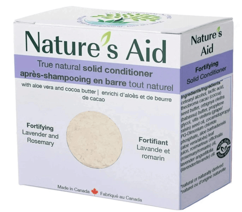 Nature's Aid True Natural Solid Conditioner Bar Lavender & Rosemary
