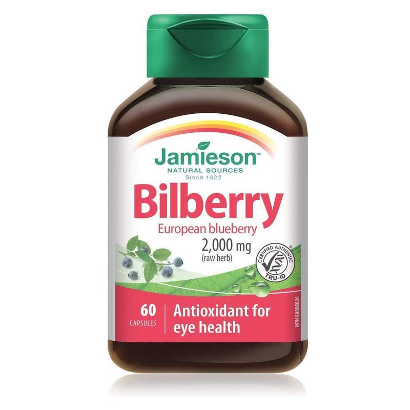 Jamieson, Bilberry, 2000mg, 60 Capsules