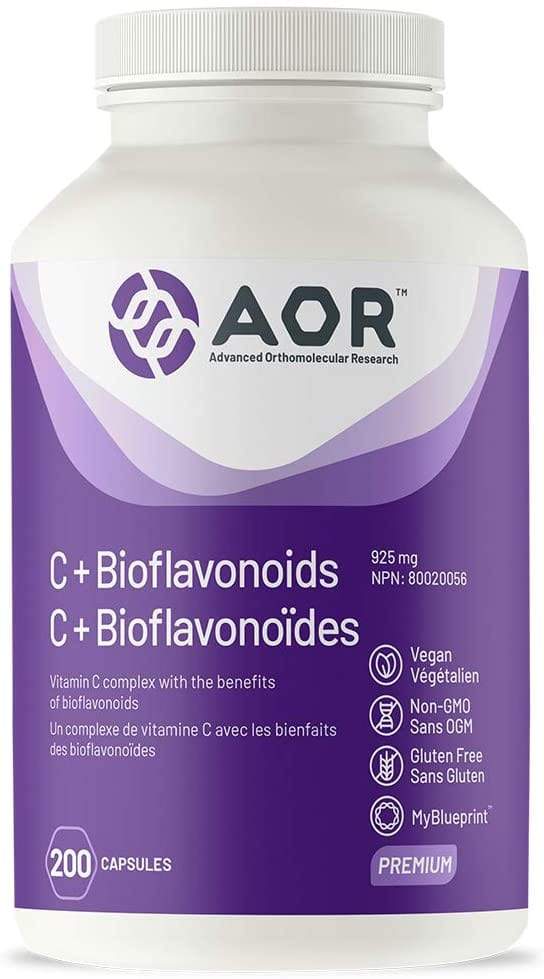 AOR Vitamin C + Bioflavonoids 200 Capsules