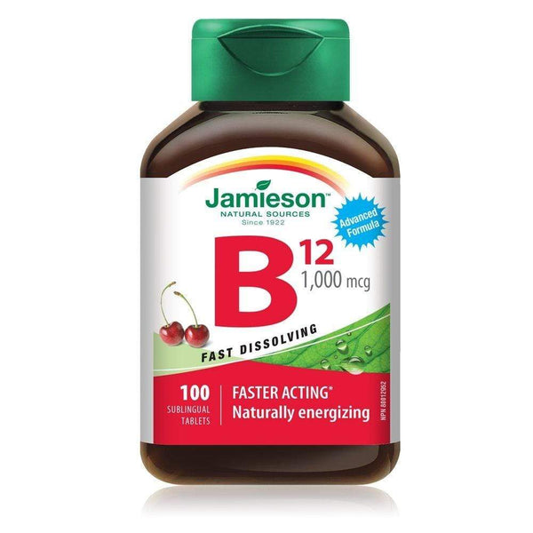 Jamieson Vitamin B12 1000 mcg 100 Tablets