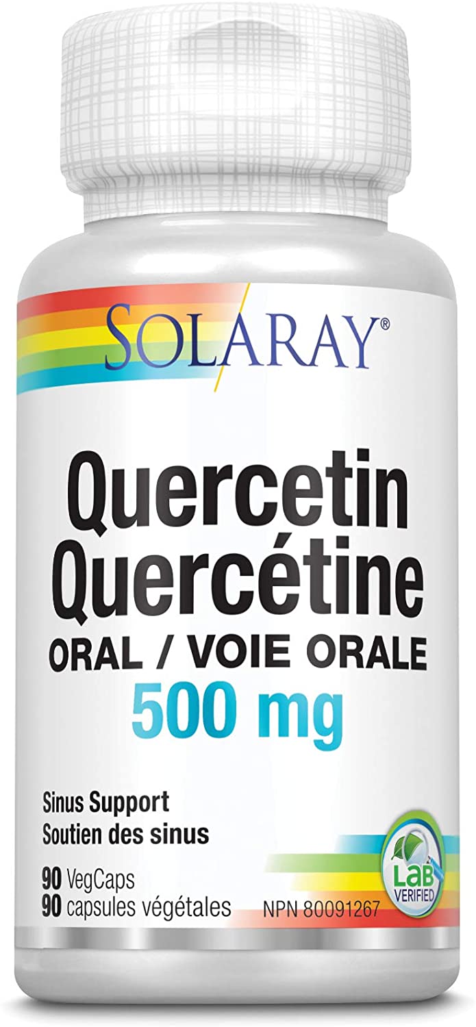 Solaray 케르세틴 500 mg 90 V 캡슐