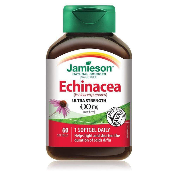 Jamieson Echinacea 울트라 스트렝스 4000 mg 60 소프트젤