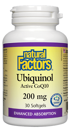 العوامل الطبيعية Ubiquinol QH Active CoQ10 200mg في Healtha.ca