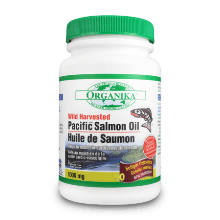 Organika PACIFIC SALMON OIL (WILD HARVESTED PACIFIC) 1000MG 300 Capsules
