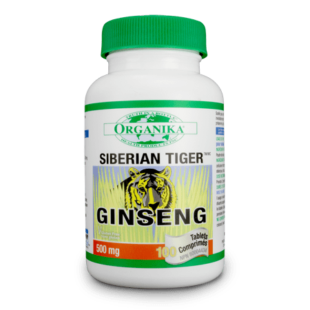 Organika GINSENG - SIBERIAN TIGER 500MG 100 Tablets