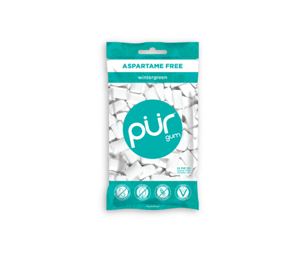 PUR Gum Wintergreen 57 pcs