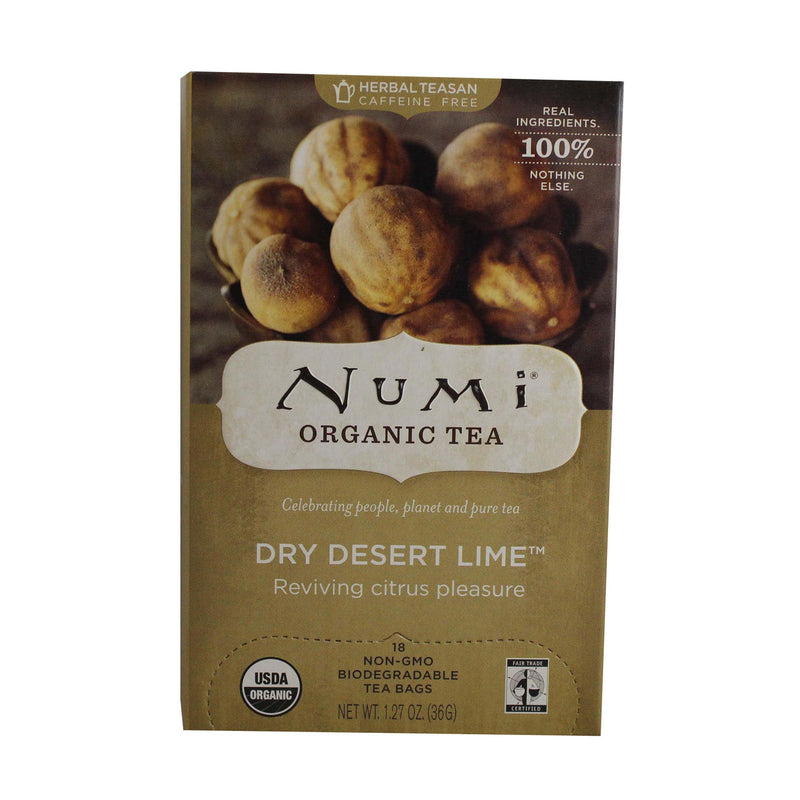 Numi Organic, Dry Desert Lime Tea, 18 Tea Bags