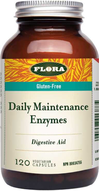 Flora Daily Maintenance Enzymes 120 Capsules
