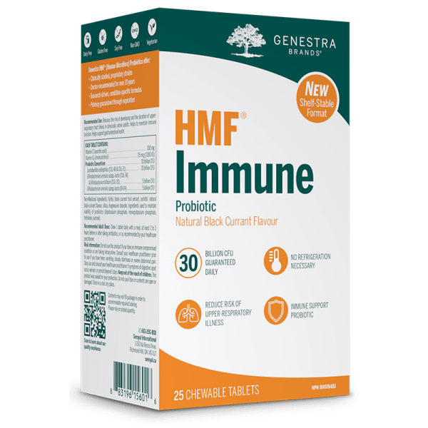Genestra Brands HMF Immune Probiotic Black Currant Flavour