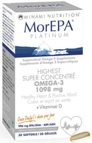 مينامي نيوتريشن، مورإيبا بلاتينيوم، أوميغا 3 الحرجة للغاية، 1100 ملغ + فيتامين د