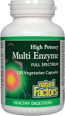Natural Factors Multi Enzyme Full Spectrum 120 Capsules