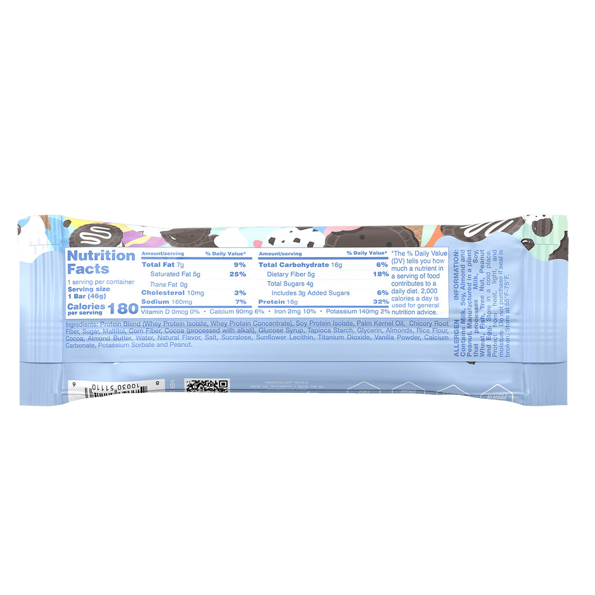 Alani Nu Fit Snacks Protein Bar - Cookies & Cream