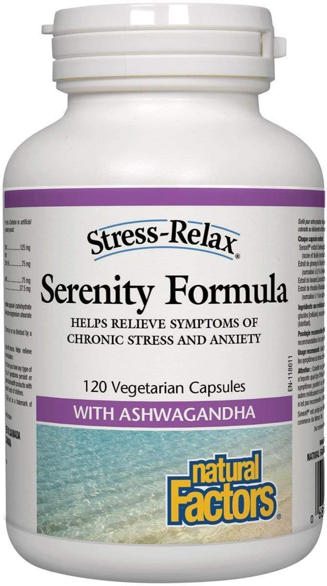 Natural Factors Stress-Relax Serenity Formula, 120 Capsules