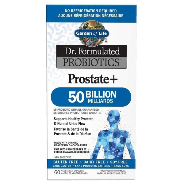 Garden of Life Doctor Formulated - Probiotics Prostate (60 Vcaps) Shelf Stable