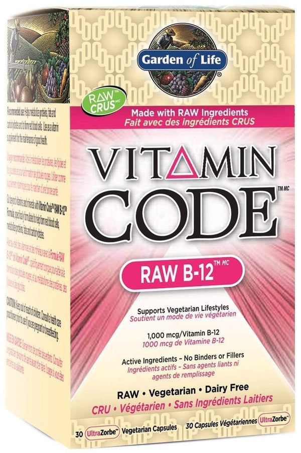 حديقة الحياة فيتامين كود - RAW B-12 1000 mgc