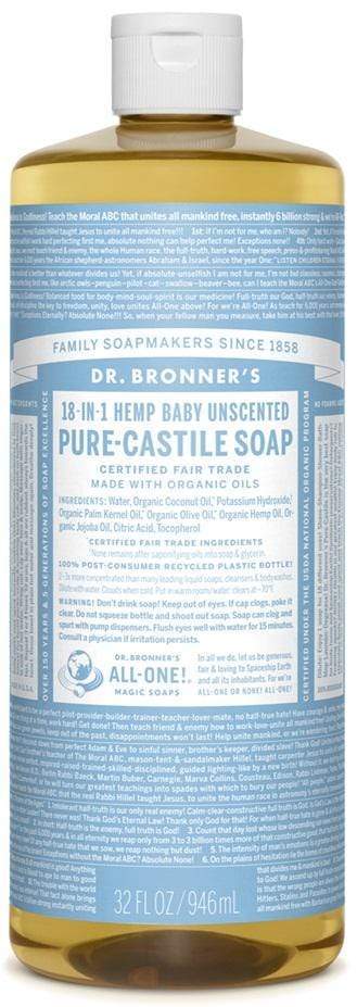 Dr. Bronner's Magic Soap Org Baby-Mild Pure Castile Soap Liq