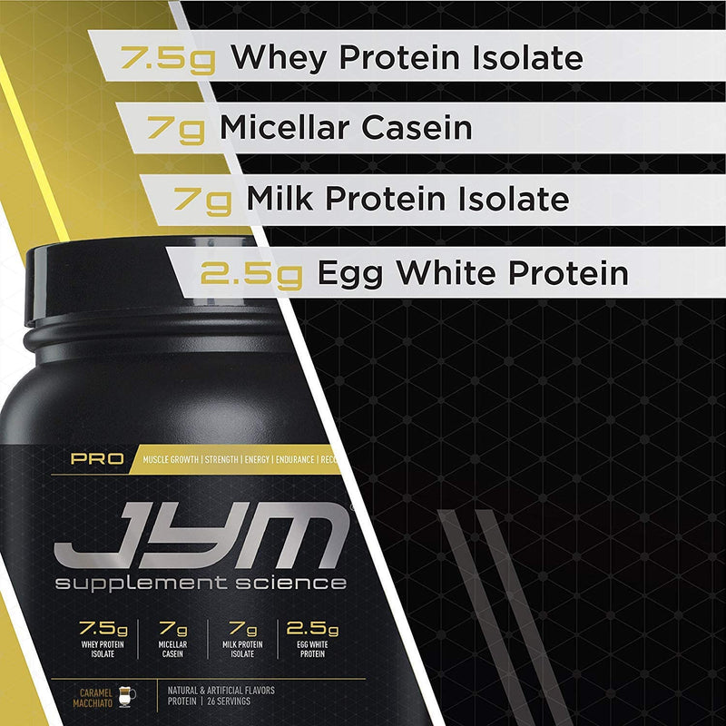 JYM  PRO  Protein Blend 2 lb 25 Servings - Caramel Macchiato