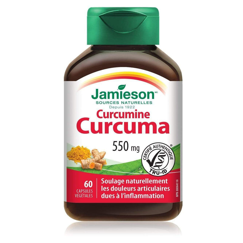 Jamieson Curcumin Turmeric 550mg 60 Capsules