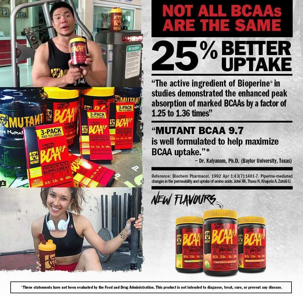 Mutant BCAA 9.7, Fuzzy Peach, 348 g