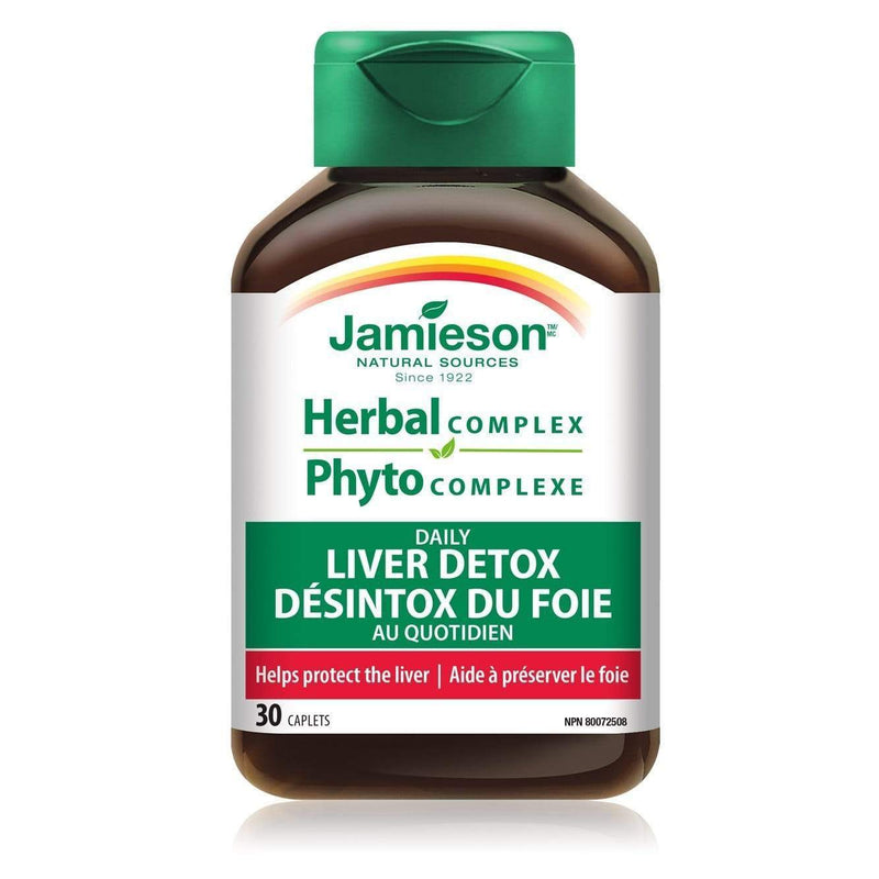 Jamieson Herbal Complex Daily Liver Detox 30 캐플릿