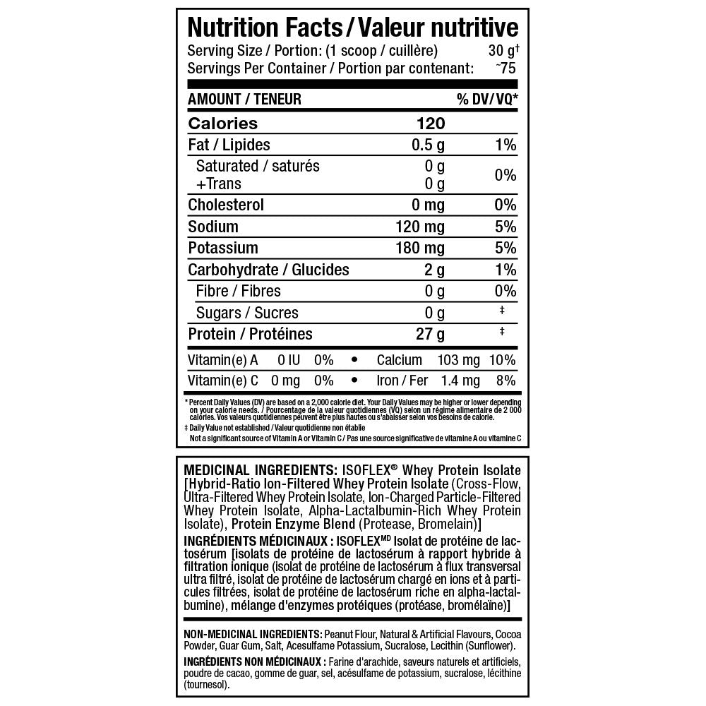 ALLMAX, Isoflex, Pure Whey Protein Isolate, Chocolate Peanut Butter, 2.27 kg (5 lbs)