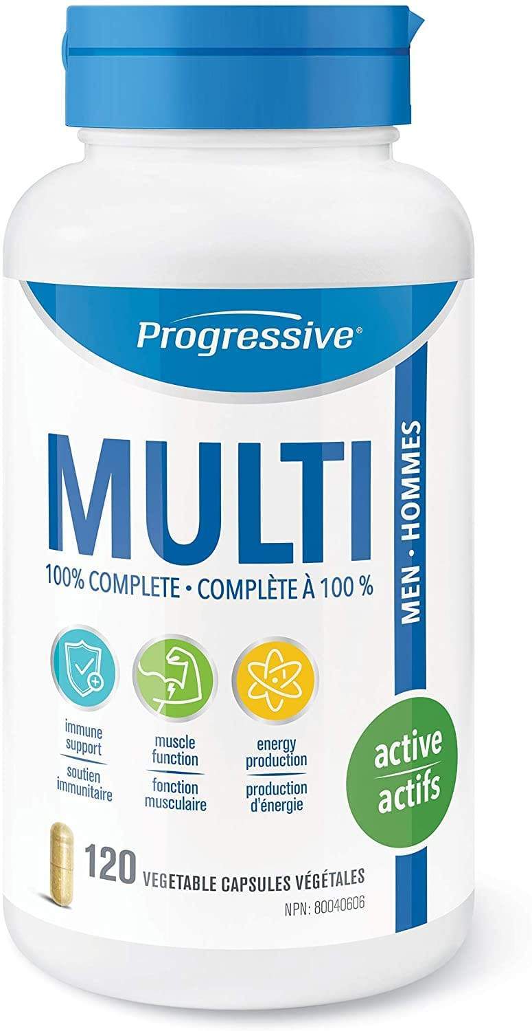 Progressive, MultiVitamin for Active Men, 120 Capsules