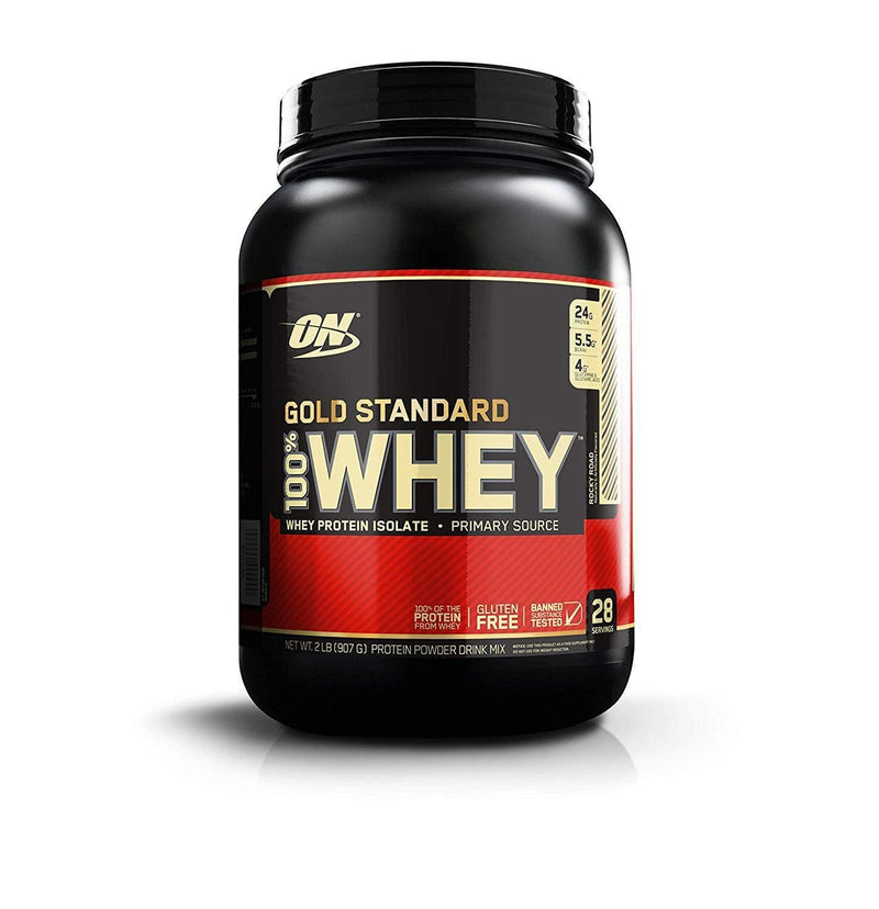 Optimum Nutrition, Gold Standard 100% Whey, Rocky Road, 907g (2 lb)
