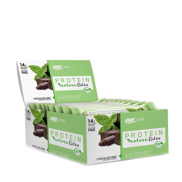 Optimum Nutrition Protein Nature Bites 초콜릿 민트 9 x 56g