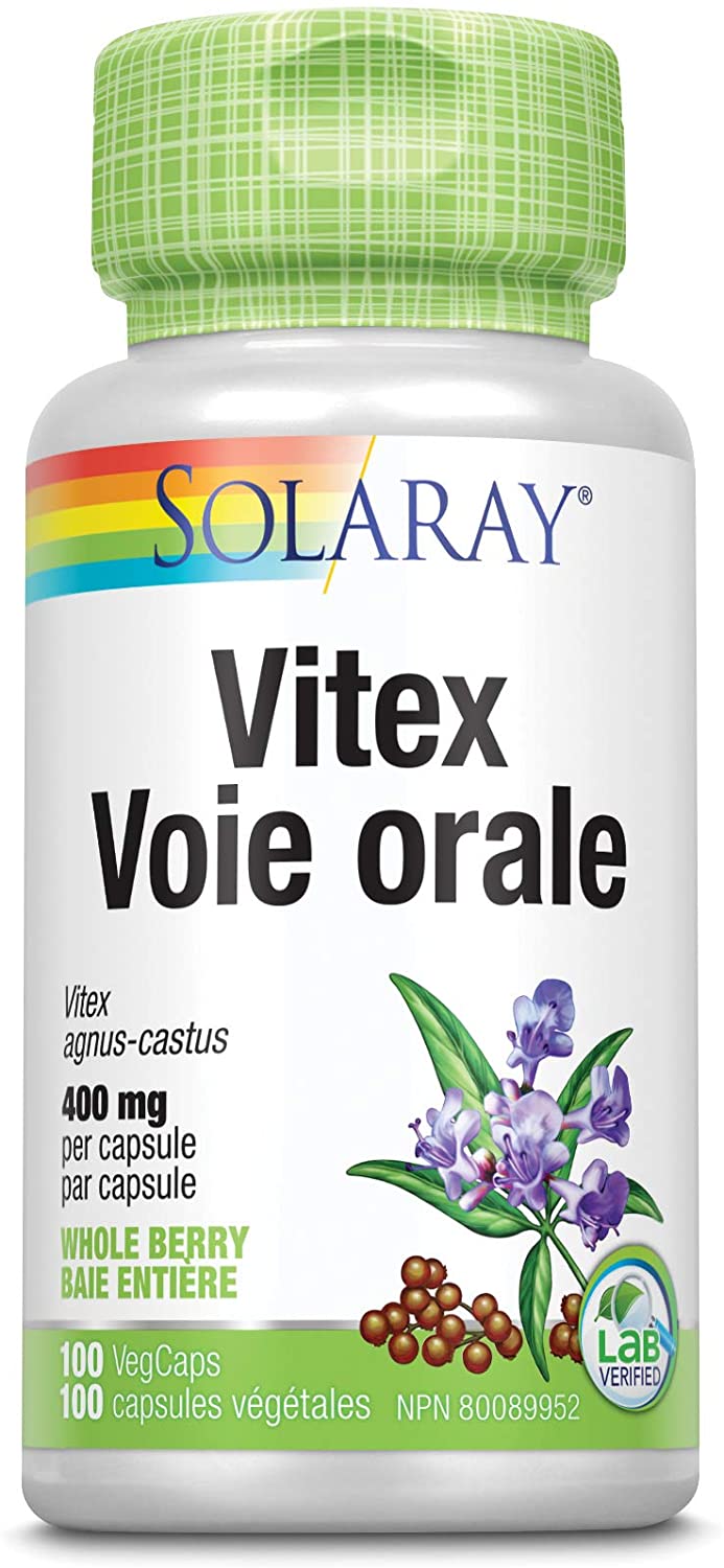 Solaray Chasteberry 400 mg 100 V 캡슐