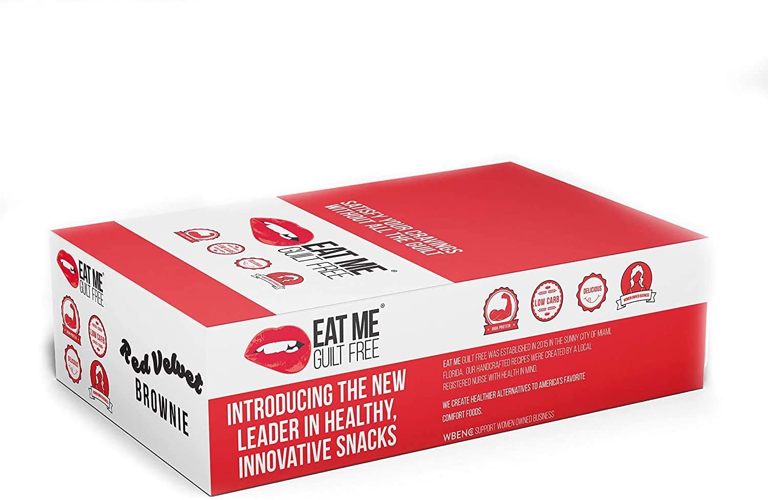 Eat Me Guilt Free - Red Velvet Brownie