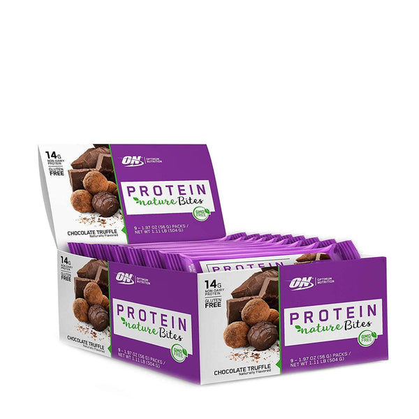 Optimum Nutrition Protein Nature Bites 초콜릿 트러플 9 x 56g