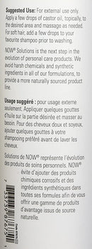 NOW, زيت الخروع، نقي 100%، 473 مل