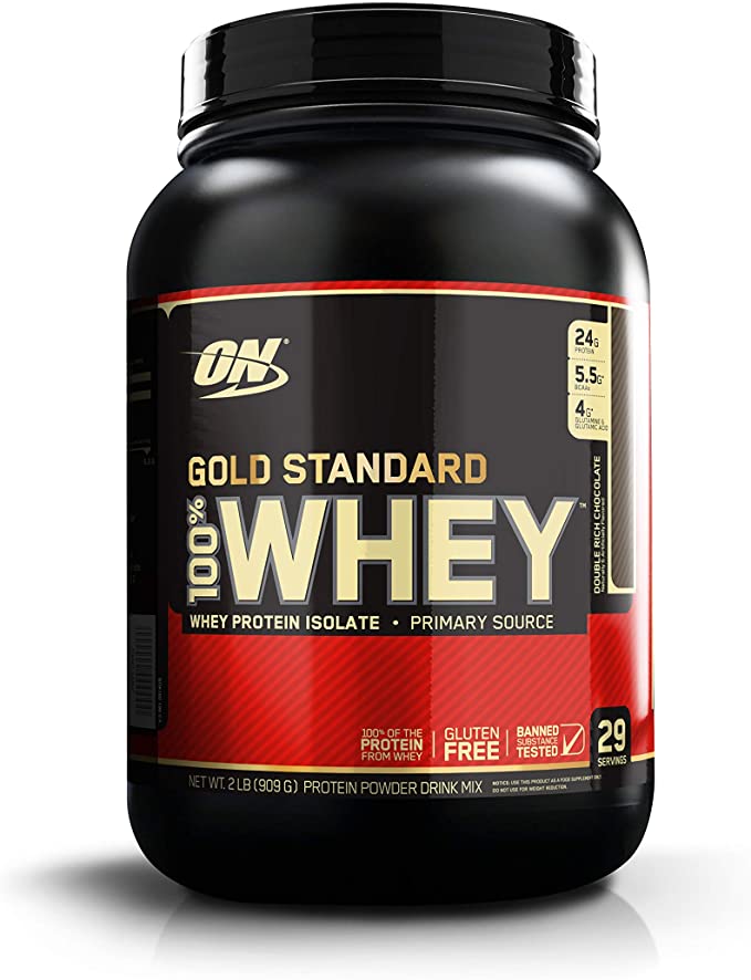 Optimum Nutrition, Gold Standard 100% Whey، شوكولاتة غنية مزدوجة، 909 جم (2 رطل)