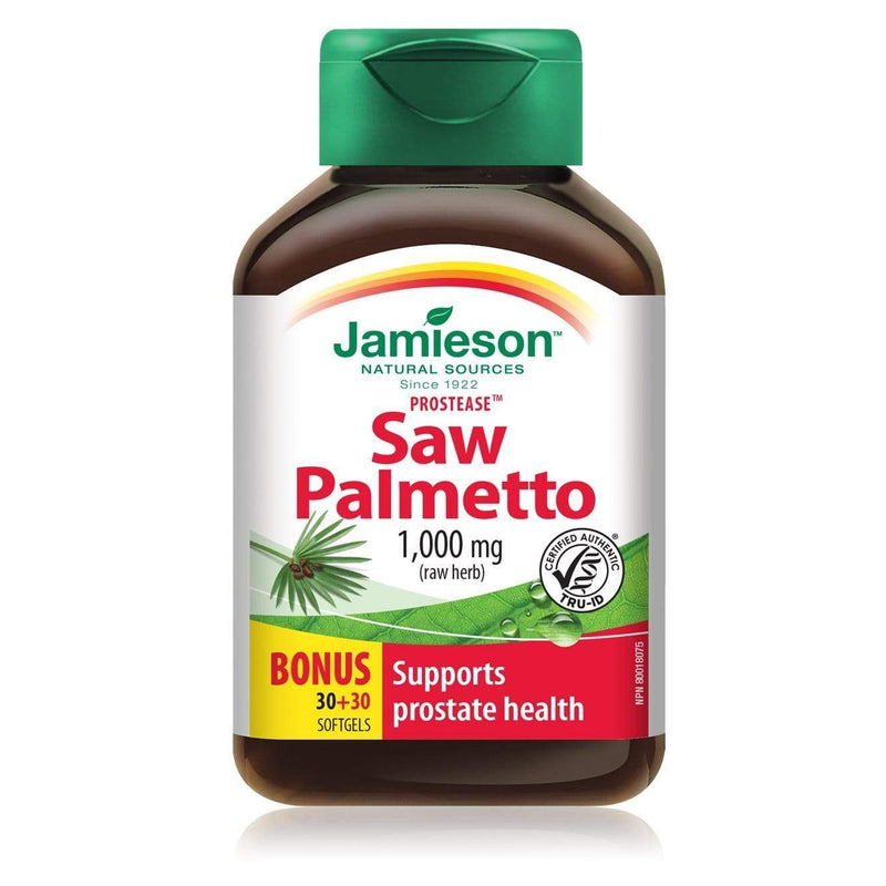 Jamieson Prostease Saw Palmetto 1000 mg 60 Softgels