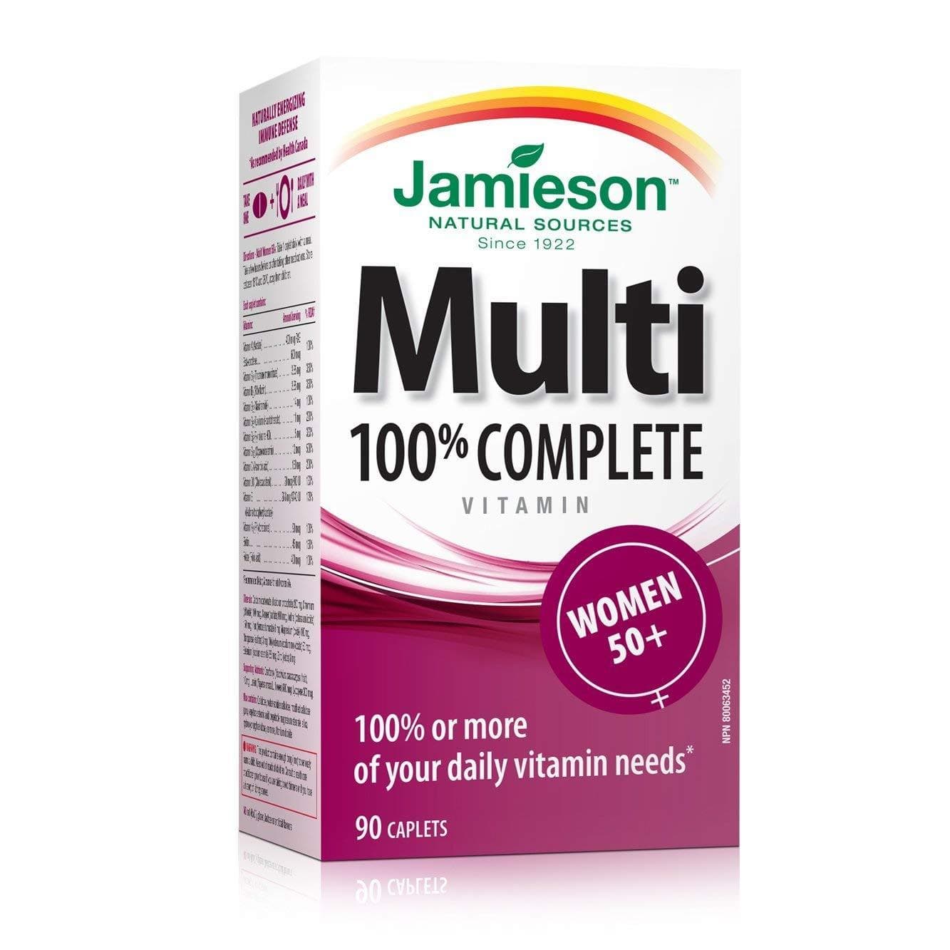 Jamieson Multivitamin Women 50+ 90 Caplets