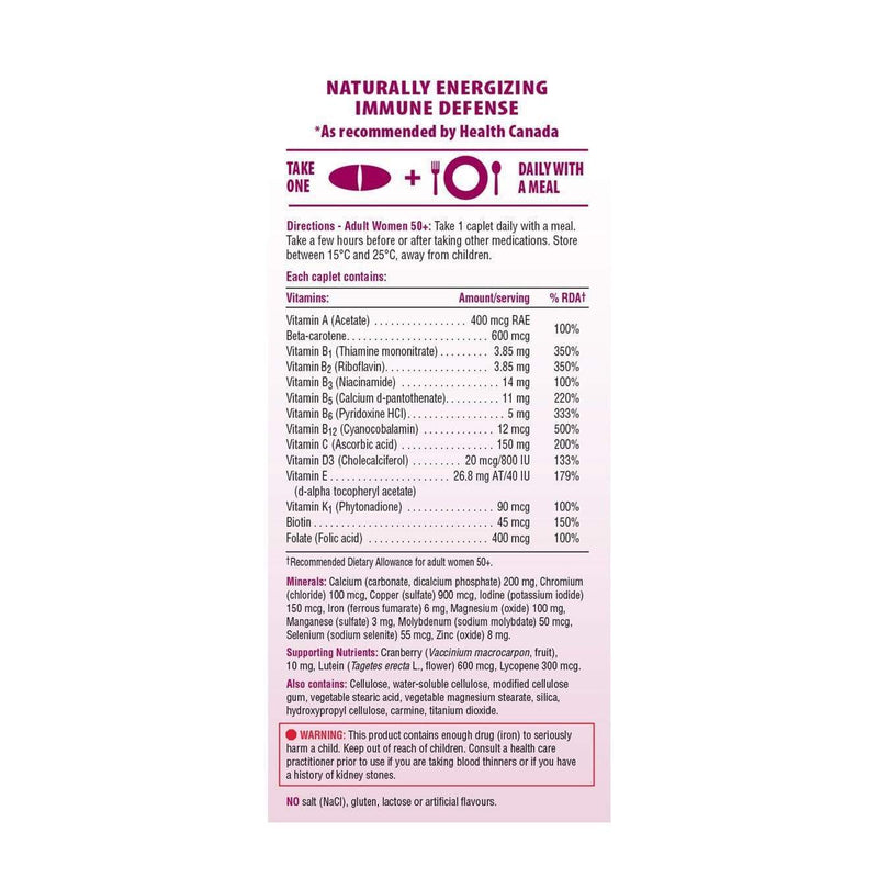 Jamieson Multivitamin Women 50+ 90 Caplets