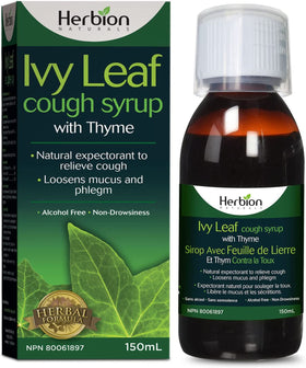 Herbion Naturals, Ivy Leaf Cough Syrup with Thyme, 150mL