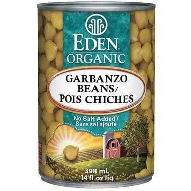 Eden Foods Organic Low Fat Canned Garbanzo Beans 398 ml