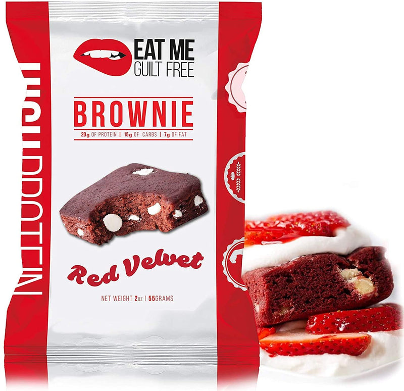 Eat Me Guilt Free - Red Velvet Brownie