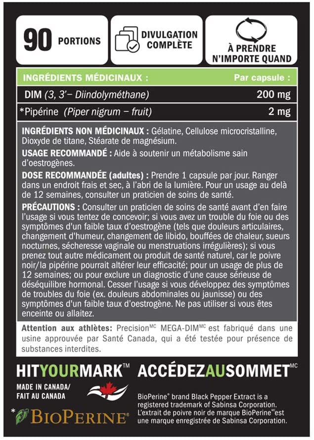 Precision Mega-DIM 90 Capsules