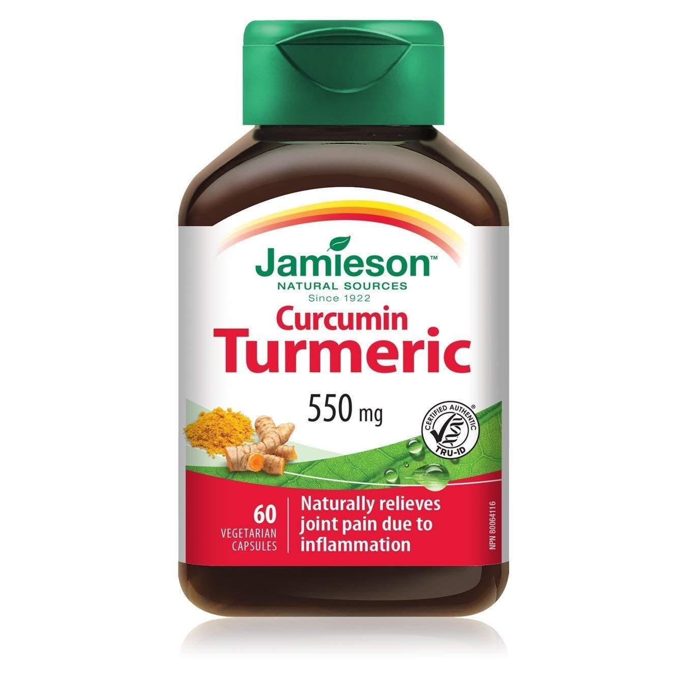 Jamieson Curcumin Turmeric 550mg 60 Capsules
