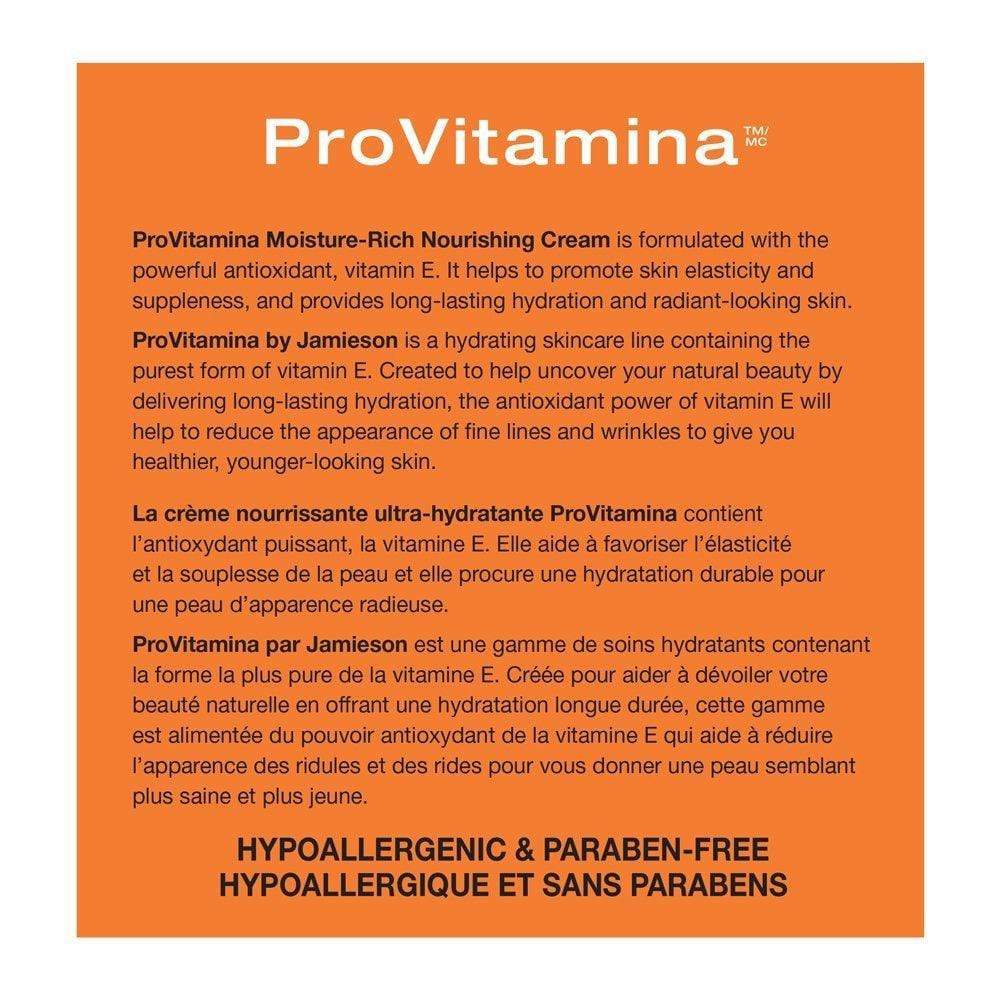 Jamieson ProVitamina E Moisture-Rich Nourishing Cream 120 ml