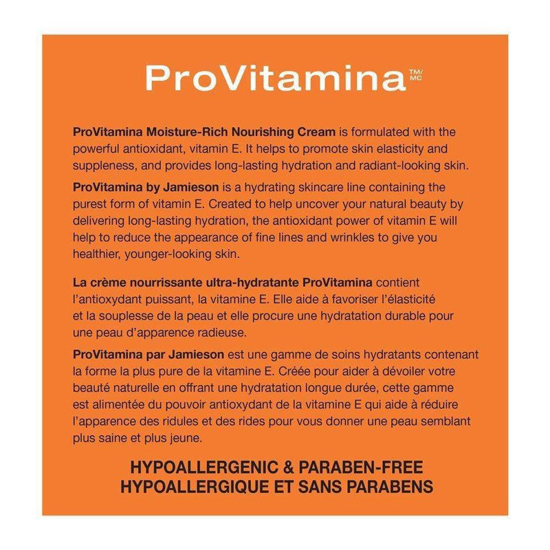 Jamieson ProVitamina E Moisture-Rich Nourishing Cream 120 ml