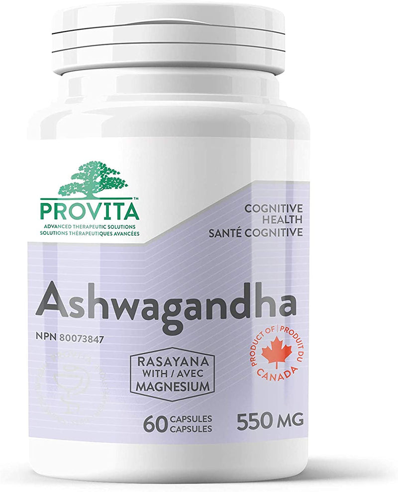 Provita Ashwagandha with Magnesium 550 mg 60 Capsules