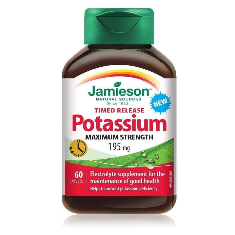 Jamieson Potassium 195mg Timed Release 60 Caplets