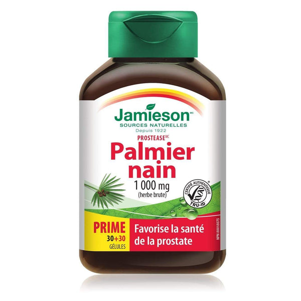 Jamieson 프로스테아제 쏘팔메토 1000 mg 60 소프트젤