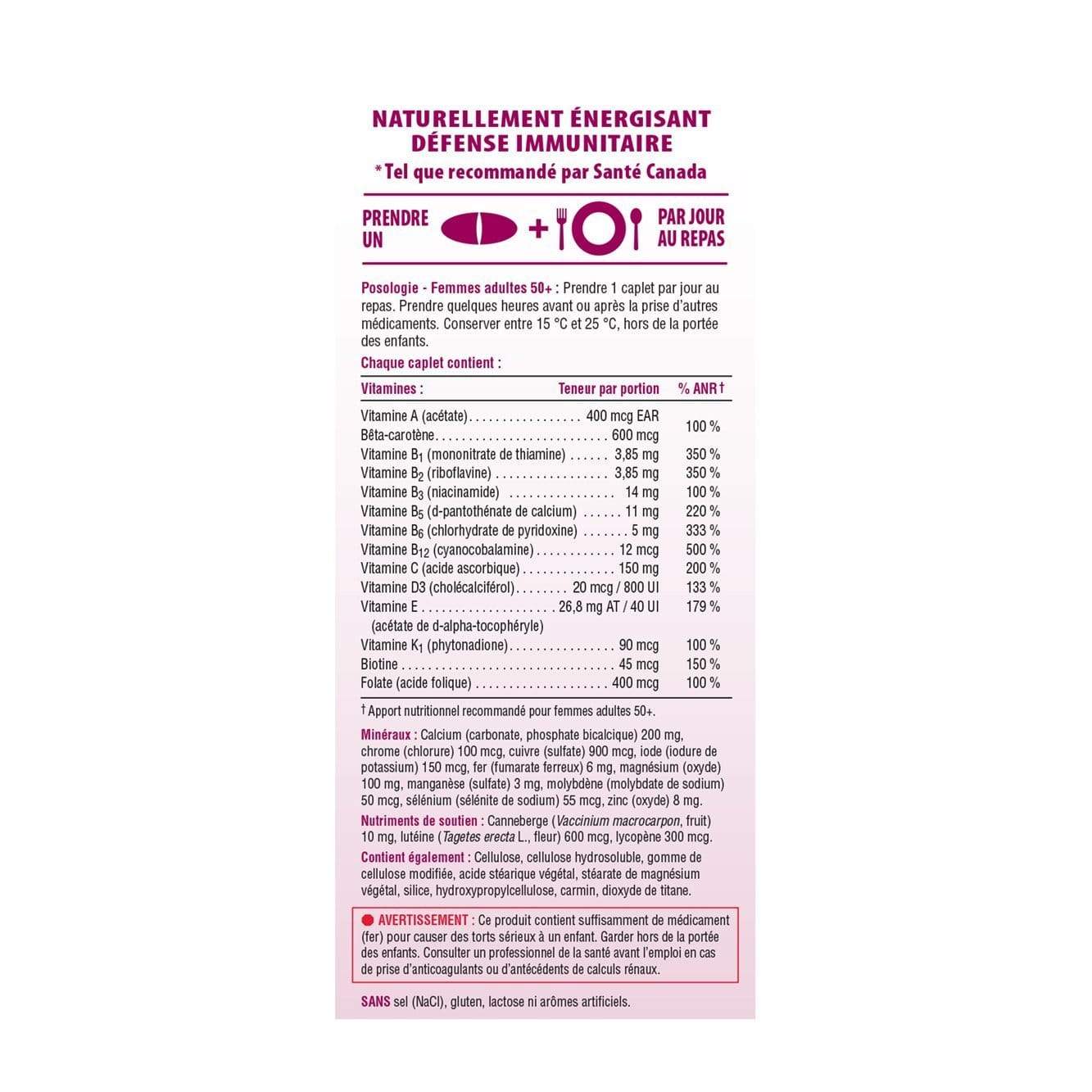 Jamieson Multivitamin Women 50+ 90 Caplets