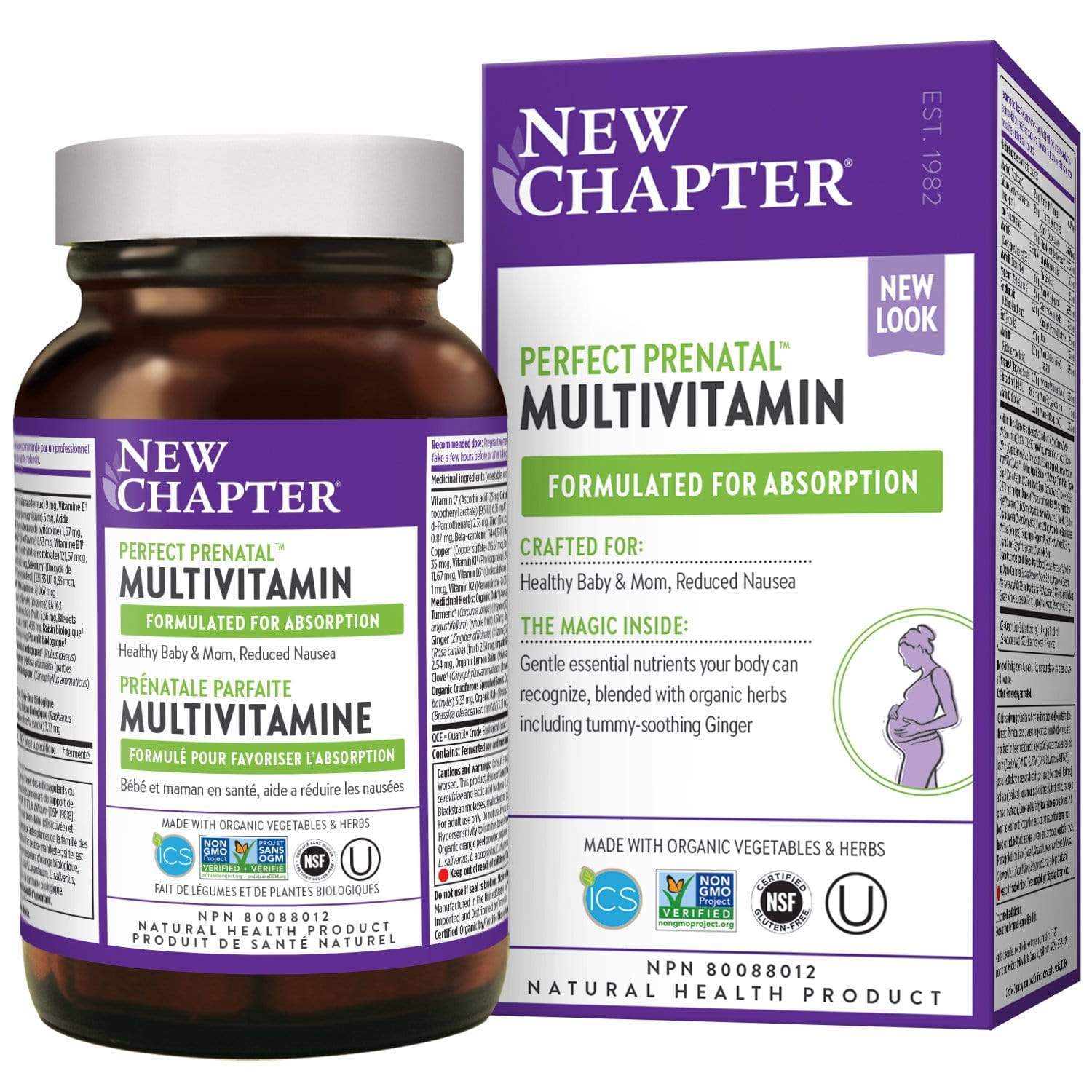 New Chapter Perfect Prenatal Multivitamin 48 Tablets