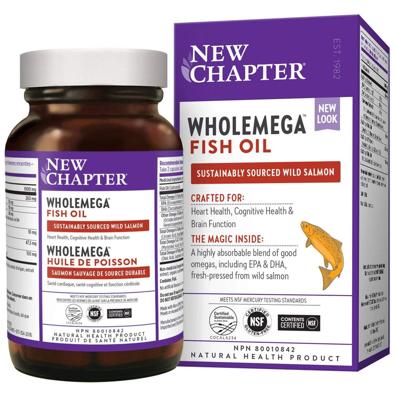 New Chapter Wholemega 1000 mg 180 Softgels