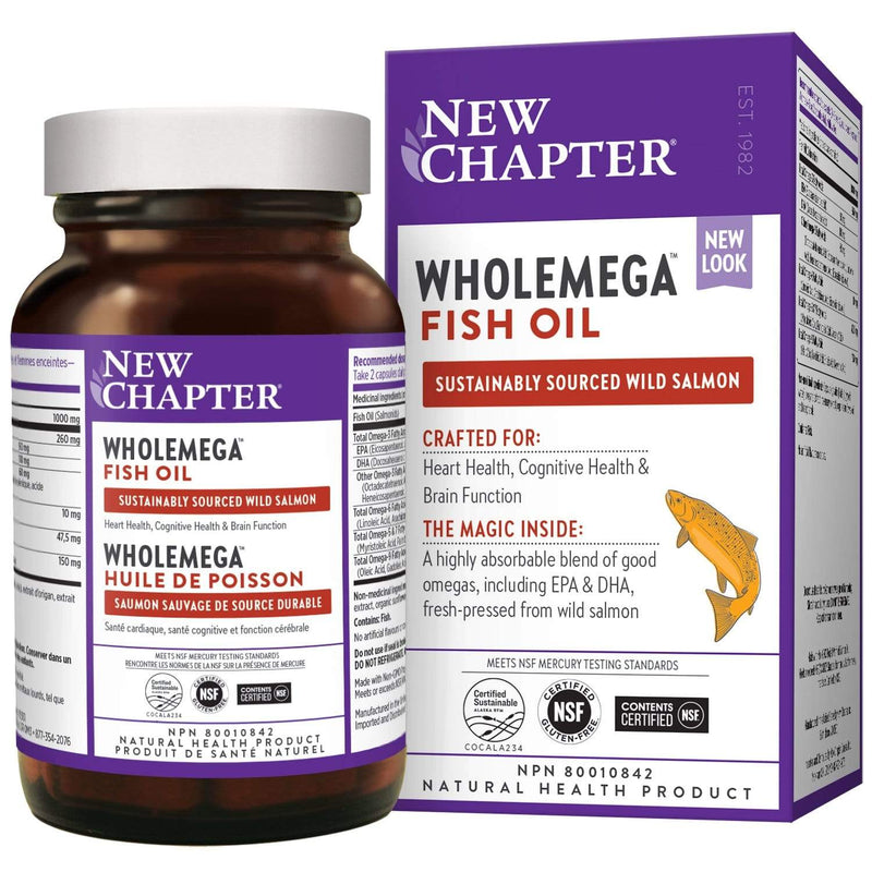 New Chapter Wholemega 1000 mg 60 소프트젤